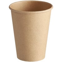 Economy 8 oz. Kraft Poly Paper Hot Cup - 50/Pack