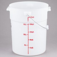 Cambro PWB22148 22 Qt. Poly Pail / Bucket With Handle