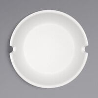 Bauscher by BauscherHepp 717500 Options Bright White Porcelain Ashtray - 12/Case