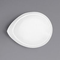 Bauscher by BauscherHepp 76209 Options 1.7 oz. Bright White Porcelain Teardrop Sauce Dish   - 36/Case