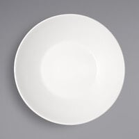 Bauscher by BauscherHepp 711324 Options 9 7/16" Bright White Round Porcelain Deep Coupe Plate - 12/Case