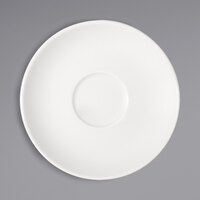 Bauscher by BauscherHepp 716918 Options 5 15/16 inch Bright White Round Porcelain Saucer - 12/Case