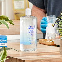 Purell® 9683-04 1 Liter Advanced Hand Sanitizer Refreshing Gel Flip Cap Bottle - 4/Case