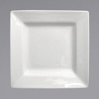 International Tableware EL-212 Elite 11 5/8 inch Bright White Square Deep Porcelain Plate - 12/Case