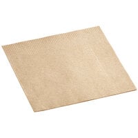 EcoChoice 2-Ply Natural Kraft Beverage / Cocktail Napkin 9 inch x 9 inch - 3000/Case