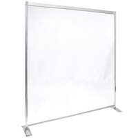 72 inch x 72 inch Clear PVC Freestanding Partition