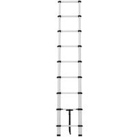 Cosco 20309T1ASE Aluminum Telescoping 12' Max Reach Ladder with Pinch-Free, Soft-Close Locking Mechanism