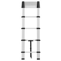 Cosco 20311T1ASE Aluminum Telescoping 14' Max Reach Ladder with Pinch-Free, Soft-Close Locking Mechanism