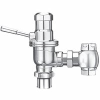 Sloan 3057005 DOLPHIN Chrome Single Flush Exposed Manual Water Closet Flushometer with Top Spud Fixture Connection and Right of Valve Inlet - 1.6 GPF