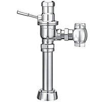 Sloan 3050105 DOLPHIN Chrome Single Flush Exposed Manual Water Closet Flushometer with Top Spud Fixture Connection and Whitworth Thread - 3.5 GPF