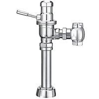 Sloan 3050011 DOLPHIN Chrome Single Flush Exposed Manual Water Closet Flushometer with Top Spud Fixture Connection and Whitworth Thread - 1.28 GPF
