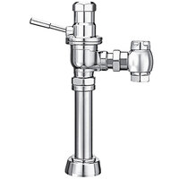 Sloan 3050010 DOLPHIN Chrome Single Flush Exposed Manual Water Closet Flushometer with Top Spud Fixture Connection - 1.28 GPF