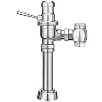 Sloan 3050095 DOLPHIN Chrome Single Flush Exposed Manual Water Closet Flushometer with Top Spud Fixture Connection and Less Control Stop - 1.6 GPF