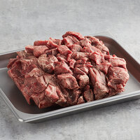 Broadleaf 5 lb. New Zealand Grass Fed Elk Stew Meat - 2/Case