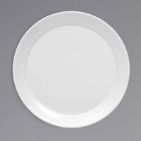 Oneida F9360000132 Perimeter 8 1/2 inch White Medium Rim Porcelain Plate - 24/Case