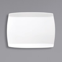 Oneida F9360000359S Perimeter 11 inch x 8 5/8 inch White Rectangular Porcelain Platter - 12/Case