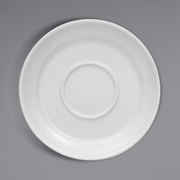 Oneida F9360000505 Perimeter 4 3/4 inch White Porcelain Saucer - 36/Case