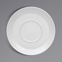 Oneida F9360000504 Perimeter 6 5/8 inch White Porcelain Saucer - 36/Case