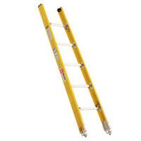 Bauer Corporation 33960 339 Series Type 1AA 3' Yellow Fiberglass Tapered Top Section Ladder - 375 lb. Capacity