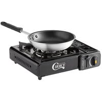 Choice Portable 3-Piece Cooking Kit with 1-Burner Butane Range / Portable Stove & Pan - 8,000 BTU