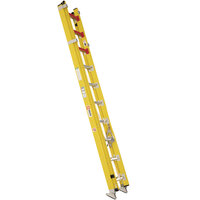 Bauer Corporation 31520 315 Series Type 1AA 20' Yellow Fiberglass Extension Ladder - 375 lb. Capacity
