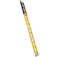 Bauer Corporation 33614 336 Series Type 1AA 14' Safety Yellow Fiberglass Vault Ladder - 375 lb. Capacity