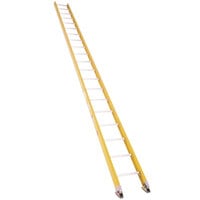 Bauer Corporation 33020 330 Series Type 1A 20' Yellow Fiberglass Straight Ladder - 300 lb. Capacity