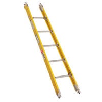 Bauer Corporation 33955 339 Series Type 1AA 6' Yellow Fiberglass Tapered Add-On Section Ladder - 375 lb. Capacity