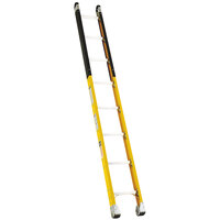 Bauer Corporation 33608 336 Series Type 1AA 8' Safety Yellow Fiberglass Vault Ladder - 375 lb. Capacity