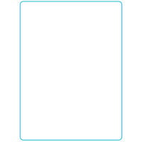 Ishida 1824-B 64 mm x 85 mm White Blank Equivalent Scale Label Roll - 5/Case