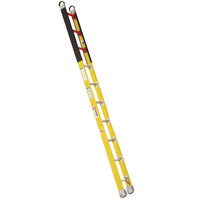 Bauer Corporation 33610 336 Series Type 1AA 10' Safety Yellow Fiberglass Vault Ladder - 375 lb. Capacity