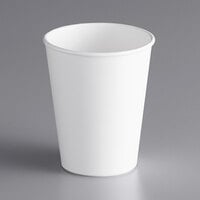 Dart DWTG8W ThermoGuard 8 oz. Double Wall Insulated White Paper Hot Cup - 1000/Case