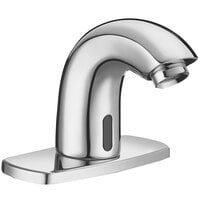 Sloan 3362103 Deck Mounted Sensor Faucet with 4 1/2" Spout, 4" Trim Plate, and 0.5 GPM Multi-Laminar Spray Device