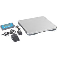 AvaWeigh PZ10F 10 lb. Pizza / Portion Scale with Wireless Digital Display and Foot Tare Pedal