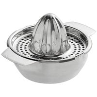 Choice Stainless Steel Citrus Juicer / Reamer with Bowl