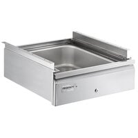 Regency Spec Line 15 inch x 20 inch x 5 inch Self Closing Drawer with Stainless Steel Front and Locks