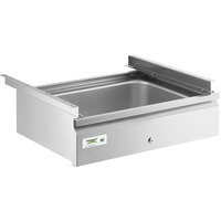 Regency 15 inch x 20 inch x 5 inch Self Closing Drawer with Stainless Steel Front and Locks