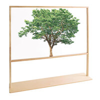 Whitney Brothers WB0538 Nature View 48 inch x 10 inch x 49 1/2 inch Standing Floor Partition