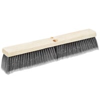 Carlisle 3621951823 18 inch Push Broom Head with Gray Flagged Bristles