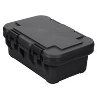 Cambro UPCS160110 Camcarrier S-Series® Black Top Loading 6 inch Deep Insulated Food Pan Carrier