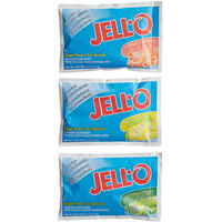JELL-O 2.75 oz. Sugar-Free Assorted Citrus Dry Gelatin Mix - 18/Case