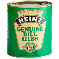 Heinz #10 Can Genuine Dill Relish - 6/Case