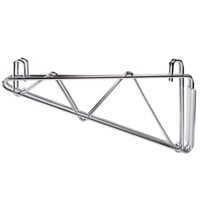 Advance Tabco DB-14 14 inch Deep Double Wall Mounting Bracket for Adjoining Chrome Wire Shelves