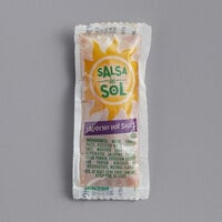 Salsa Del Sol 9 Gram Single Serve Jalapeno Hot Sauce Packets - 500/Case