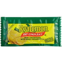 ReaLemon 4 Gram 100% Lemon Juice Packets - 200/Case
