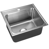 Just Manufacturing SLX-2225-A-1 1 Compartment Stainless Steel Drop-In Sink Bowl - 22" x 16" x 10 1/2"
