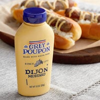 Grey Poupon Dijon Mustard 10 oz. Squeeze Bottle - 12/Case