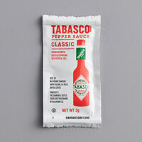TABASCO® Original Hot Sauce Portion Packets 3 Gram - 200/Case