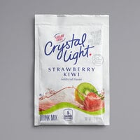 Crystal Light 2.2 oz. Sugar-Free Strawberry Kiwi Powdered Mix Packet - 12/Case