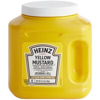 Heinz 104 oz. Yellow Mustard Jug - 6/Case